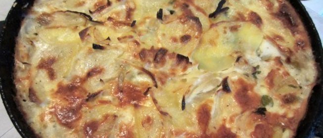 Запеченный картофель с сельдью