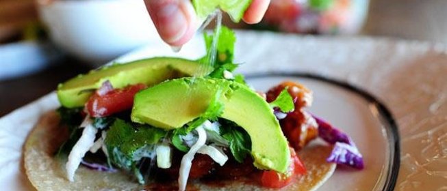 Такос с креветками