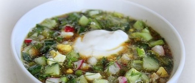 Окрошка на квасе