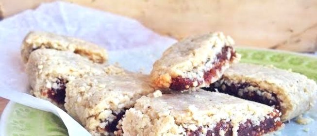 Печенье из кешью и инжира