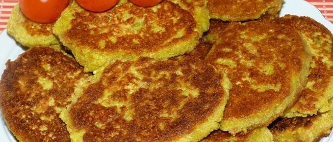 Кабачково-гороховые оладьи (по мотивам пудлы)