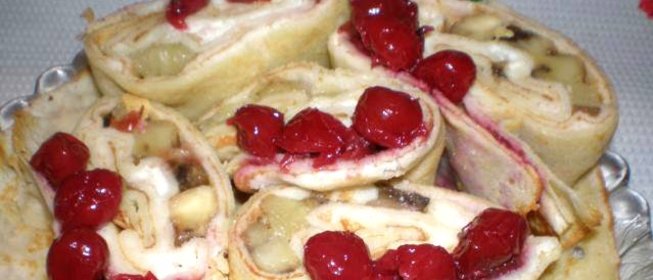 Рулеты из блинов