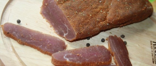 Быстрый рецепт вяленого мяса