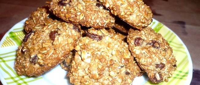 Овсяное печенье без сахара