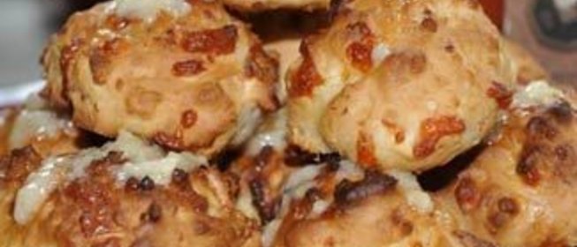 Чесночно-сырное печенье