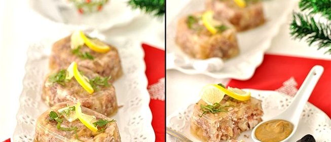 Холодец из петуха