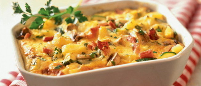 Запеканка с баклажаном