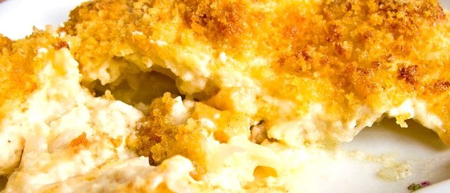 Цветная капуста в соусе бешамель