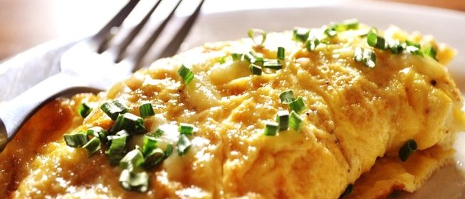 Омлет на молоке на сковороде