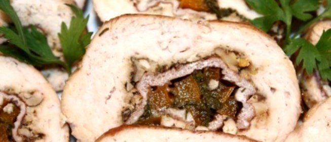 Куриные рулетики с омлетом