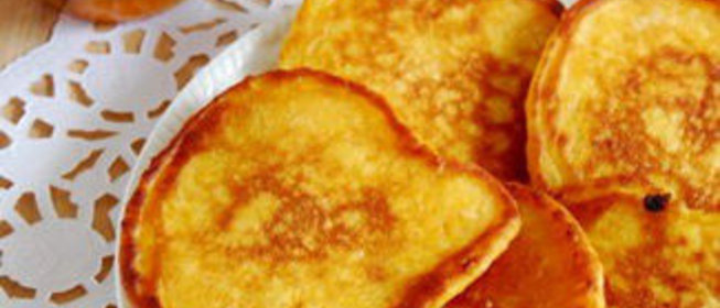 Тыквенные оладьи с медом