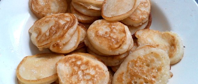 Пышные оладьи на кефире