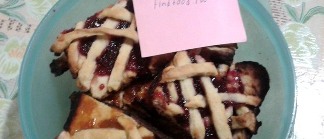 Песочное печенье с фруктовой начинкой