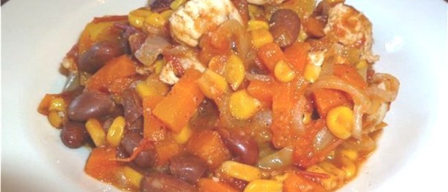 Рагу по-мексикански с курицей