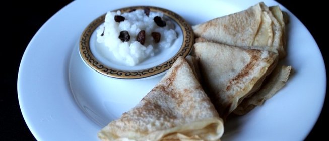 Постные блины на воде