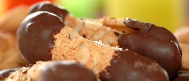 Печенье с фундуком и шоколадом