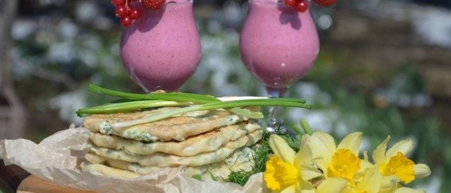 Плацинды с творогом