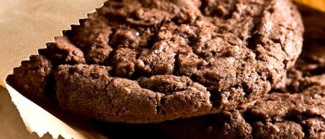 Шоколадно-кофейное воздушное печенье