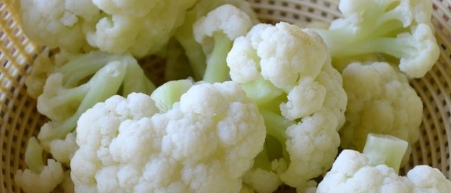 Вареная цветная капуста