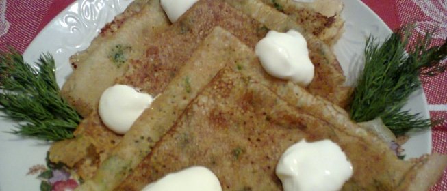 Тонкие картофельные блинчики