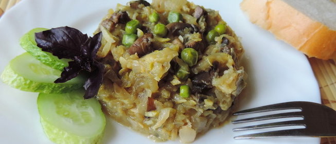 Зеленое кабачковое рагу