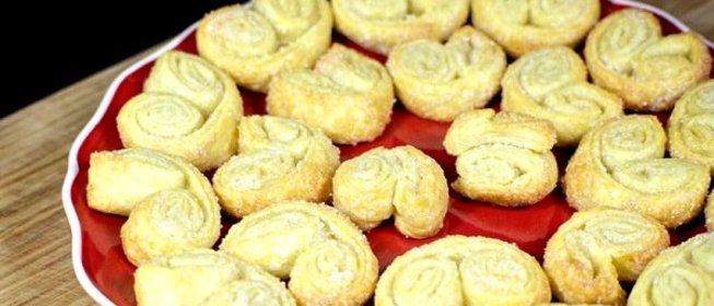 Берлинское печенье из слоеного теста