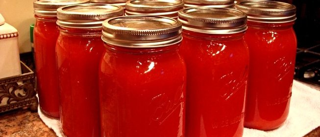 Томатный сок на зиму