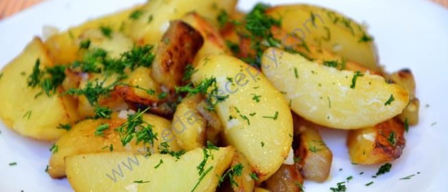 Картошка с баклажанами