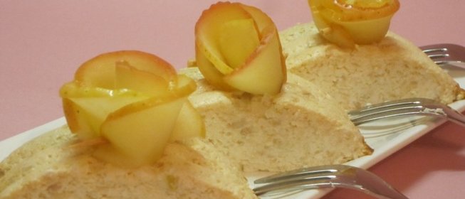 Творожная запеканка с яблоками и Геркулесом