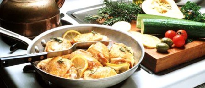 Рагу из курицы с цукини