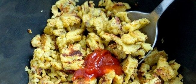 Омлет из яичного порошка