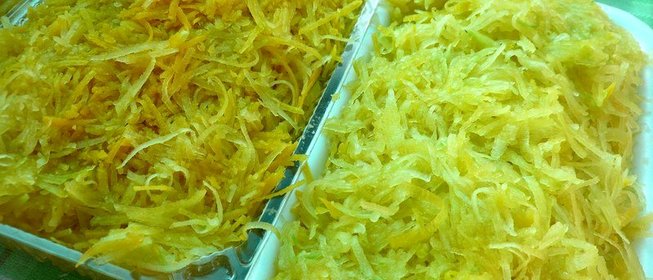 Заготовка для кабачковый оладий на зиму