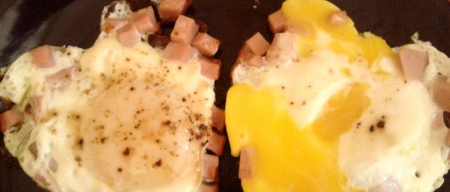 Омлет Валентинка