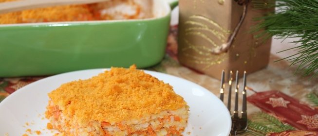 Рождественская финская морковная запеканка (Porkkanalaatikko)