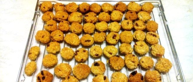 Соленое овсяное печенье