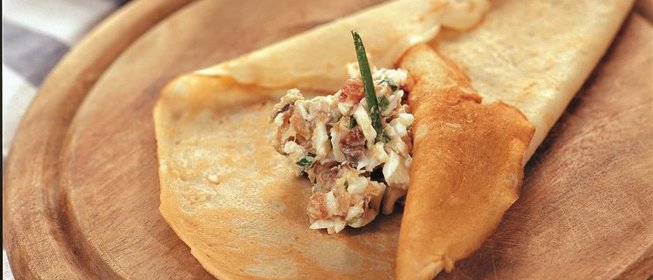 Заправка для блинов из копченой сельди