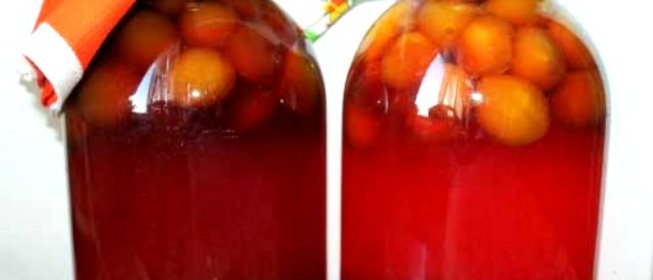 Компот из слив без стерилизации