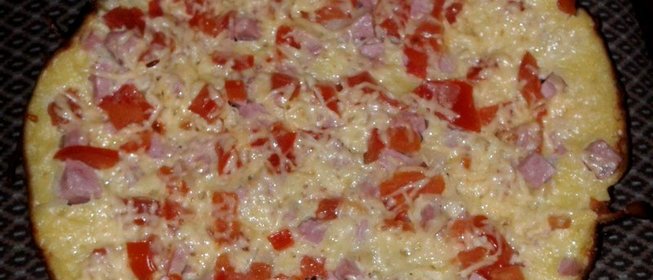 Ленивая пицца на сковородке