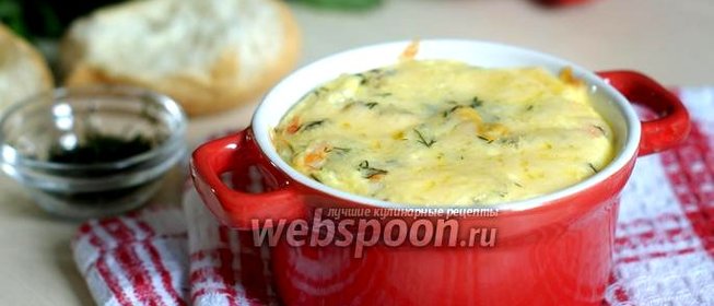 Запеканка с морепродуктами