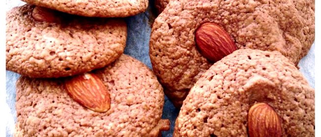 Миндально-овсянное печенье