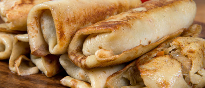 Блинчики с мясом