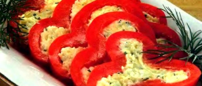 Перец, фаршированный сыром