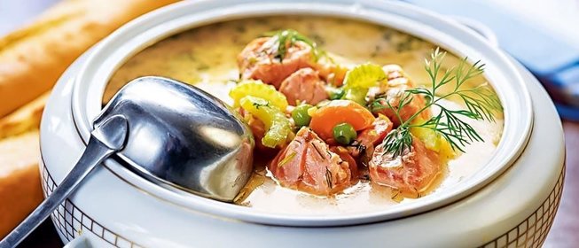 Рыбный суп по-шведски
