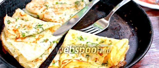 Блины с зеленью