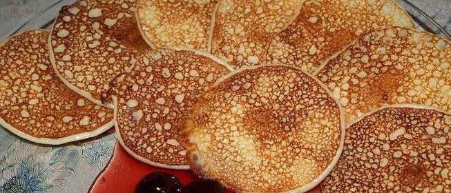 Блинчики на детской смеси