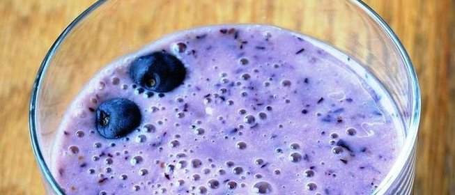 Бананово-черничный Смузи