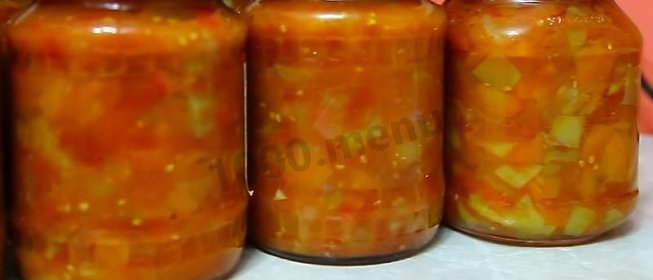 Овощное рагу на зиму