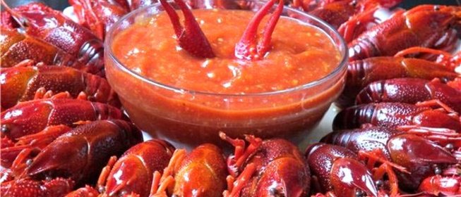 Раки в томатном соусе