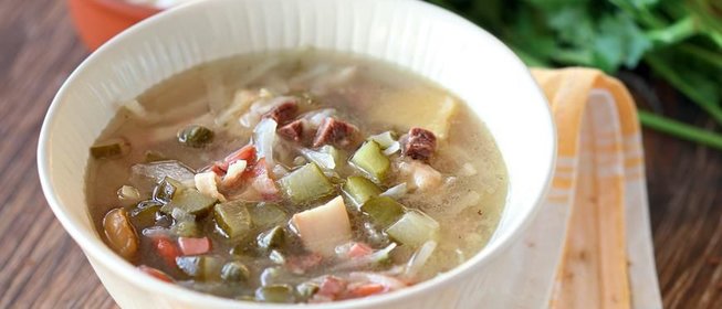 Солянка с каперсами