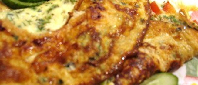 Омлет с соевым соусом и тимьяном